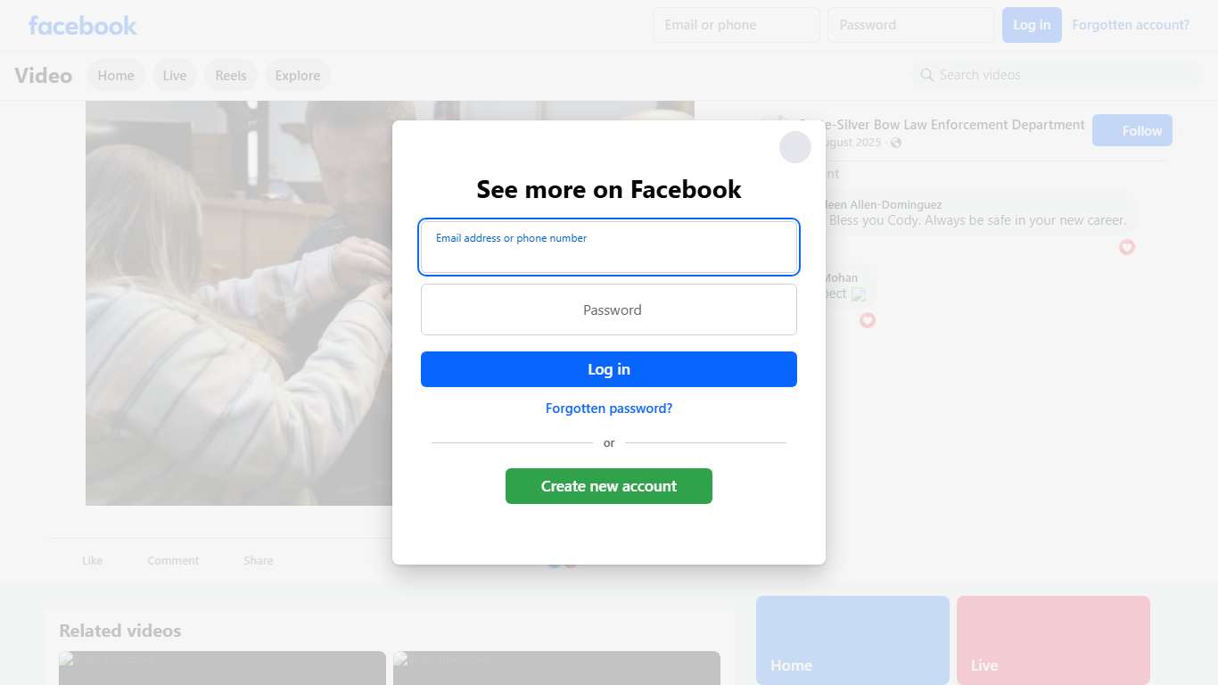 Butte-Silver Bow Law Enforcement Department on Reels Facebook